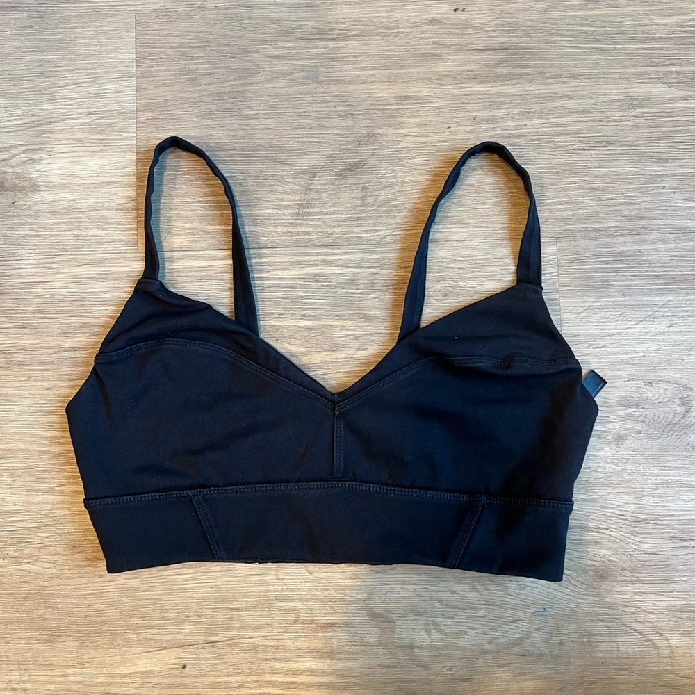 Free People Black on Cloud Nine Bra